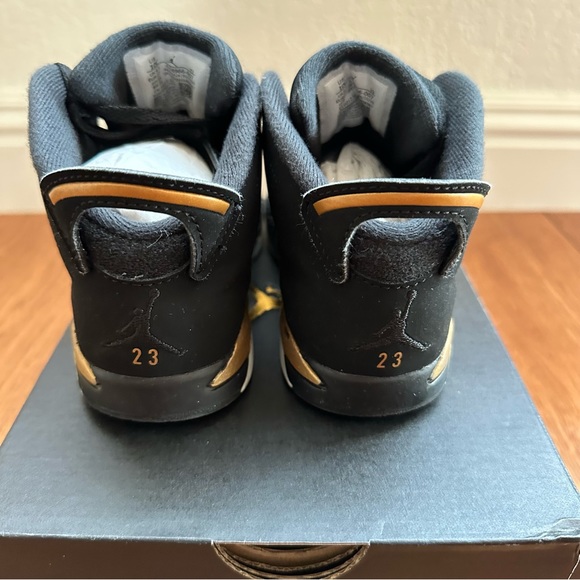 JORDAN 6 RETRO (TD) #CT-4966-007 Black & Metallic Gold/ SIZE 10C *HTF*